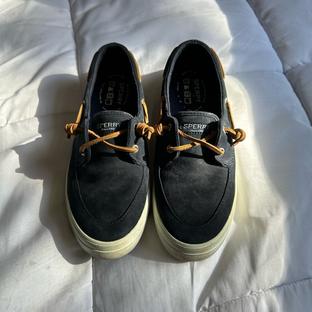 Navy Blue Sperry Shoes